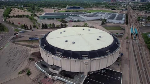 Edmonton Coliseum Video stock 341961110