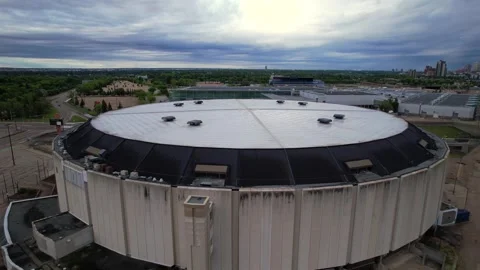 Edmonton Coliseum Stock Footage 341961215