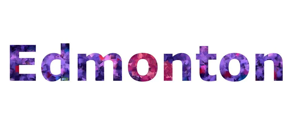 Edmonton Stock Illustration