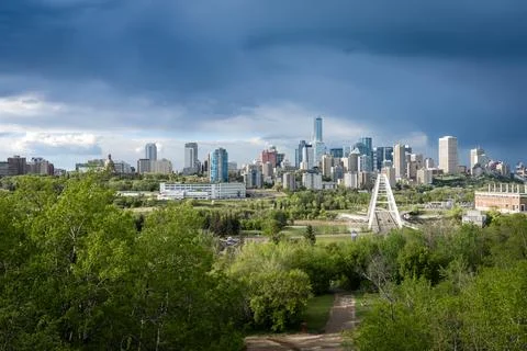 Edmonton landscape with Stock Photos