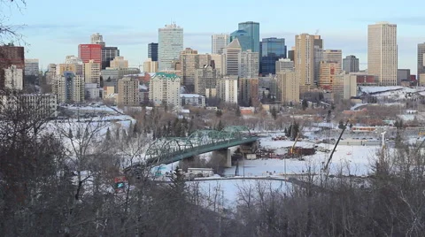 Edmonton Skyline Stock Footage 51743393