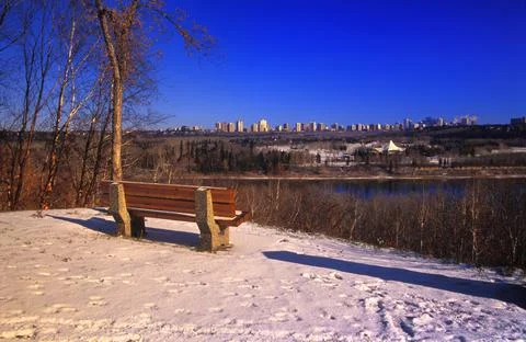Edmonton Skyline Stock Photos