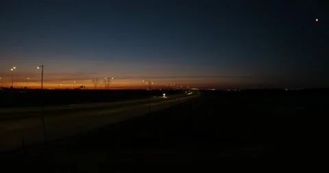 Edmonton Sunrise 4K Timelapse Stock Footage 168489899