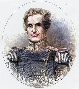 Edmund Lyons, 1st Baron Lyons, (1790-1858) British naval officer, born in Stock Illustration