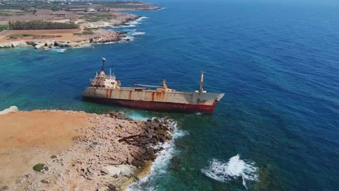 Edro wreck Stock Footage 136540048