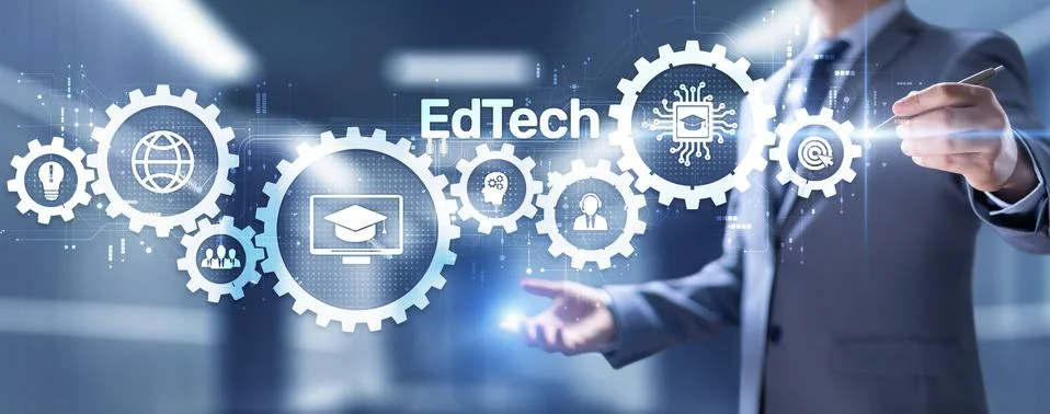 EdTech Education Technology e-learning online learning internet technology 스톡 사진