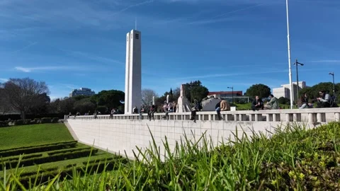 Eduardo VII Park Viewpoint Stock Footage 297635279