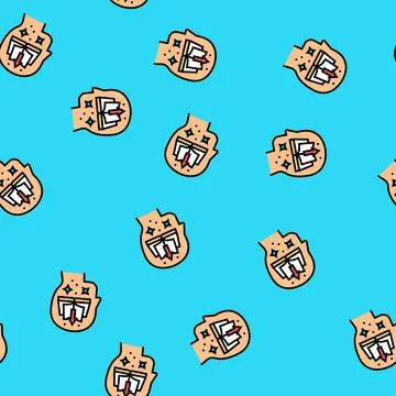 Educate yourself business vector seamless pattern Ilustración de archivo