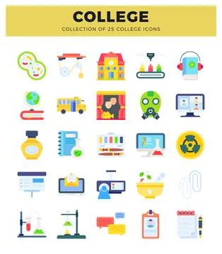 Education and learning icons set. 스톡 일러스트