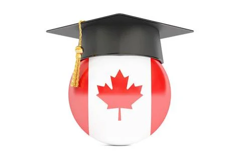 Education and study in Canada concept, 3D rendering education and study in... Stock Photos