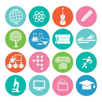 Education and study icon Stock Illustration
