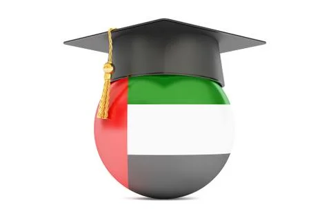 Education and study in UAE concept, 3D rendering Stock Illustration