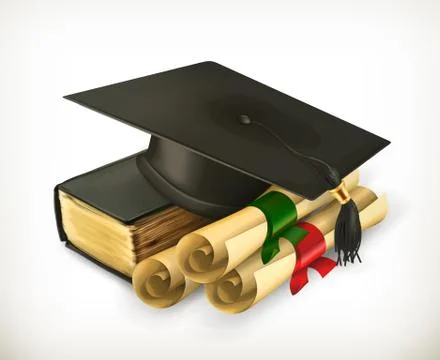 Education and Training, retro vector icon Stock Illustration