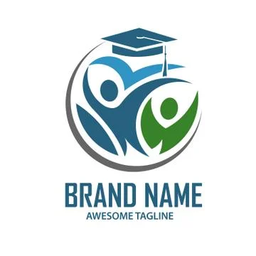 Education anniversary logo vector Stock Illustration