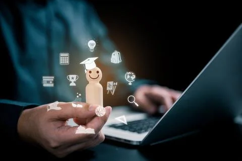 Education background, back to school event education icon Foto stock