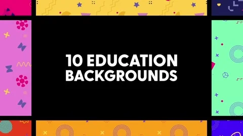 Educatıon Backgrounds Stockmateriaal After Effects
