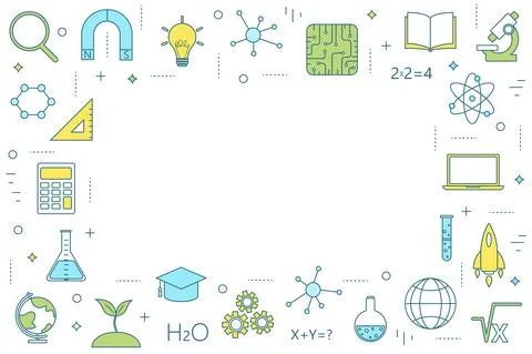 Education banner Stock Illustration