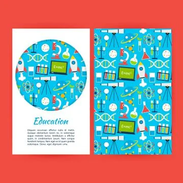 Education Banner Template Stock Illustration