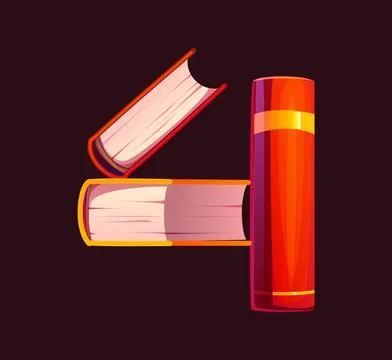 Education book ABC font type number 4 four Stock Illustration