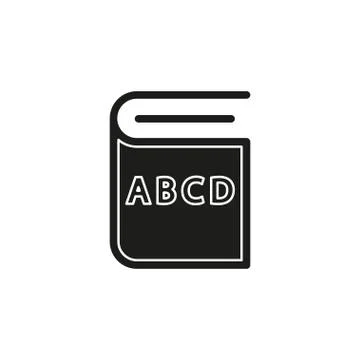 Education book icon - library or bookstore icon - vector literature symbol Stock Illustration