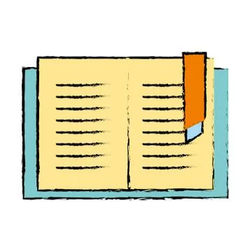 Education book object to learn and study Ilustración de archivo