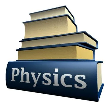 Education books - physics Stock Illustration