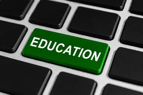 Education button on keyboard 스톡 일러스트