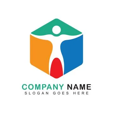 Education center logo Stock Illustration