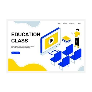 Education Class Stock Illustration