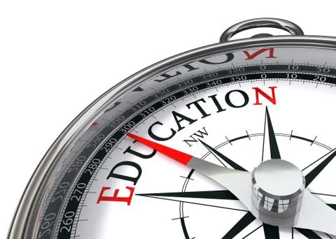 Education compass Stock Illustration