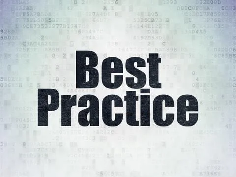 Education concept: Best Practice on Digital Data Paper background 스톡 일러스트