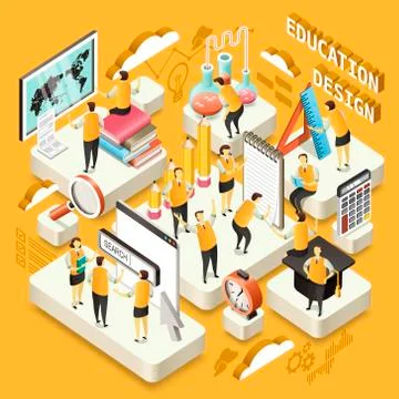 Education concept design Stockillustratie