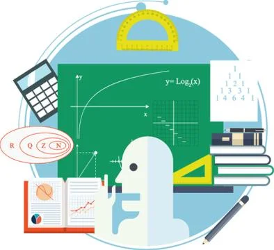 Education concept design 库存插图