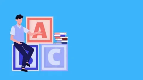 Education concept flat animation Video stock 301668220