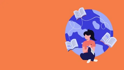 Education concept flat animation Video stock 301668227