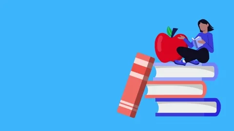 Education concept flat animation Video stock 301668228