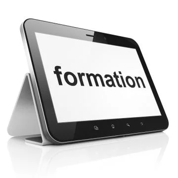 Education concept: Formation on tablet pc computer Stock-Illustration