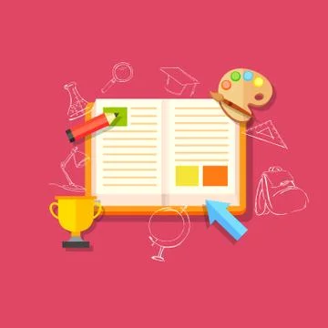 Education Concept Stock Illustration