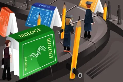 Education concept Illustrazione stock