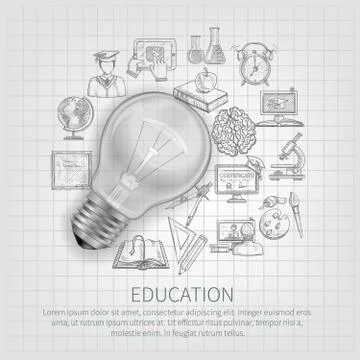 Education Concept Illustration 스톡 일러스트