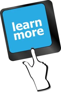 Education concept with learn more button on computer keyboard イラスト素材