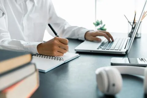 Education concept, learning and teaching with technology, e learning, teach.. Stock Photos