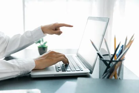 Education concept, learning and teaching with technology, e learning, teach.. Stock Photos