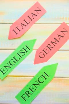 Education concept with pointers Stock Photos