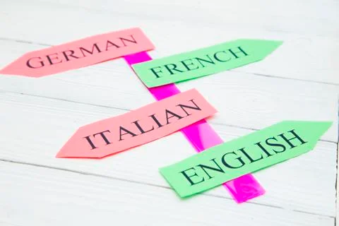 Education concept with pointers Stock Photos