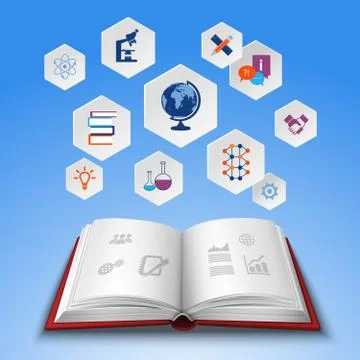 Education Concept Set Illustrazione stock