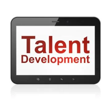 Education concept: Talent Development on tablet pc computer Illustrazione stock