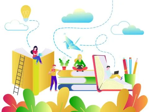 Education concept v1 Stock Illustration