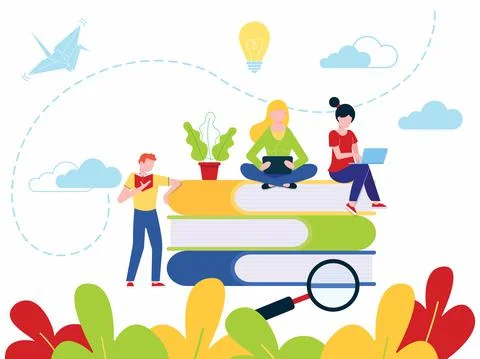 Education concept v2 Stock Illustration