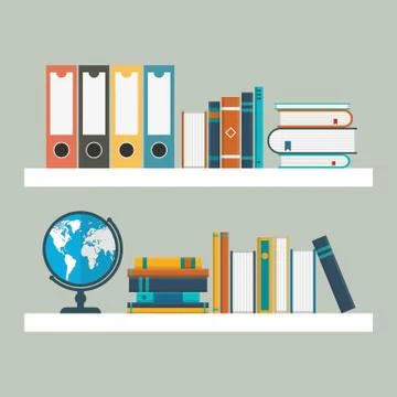 Education concept vector illustration in flat design. Stock Illustration